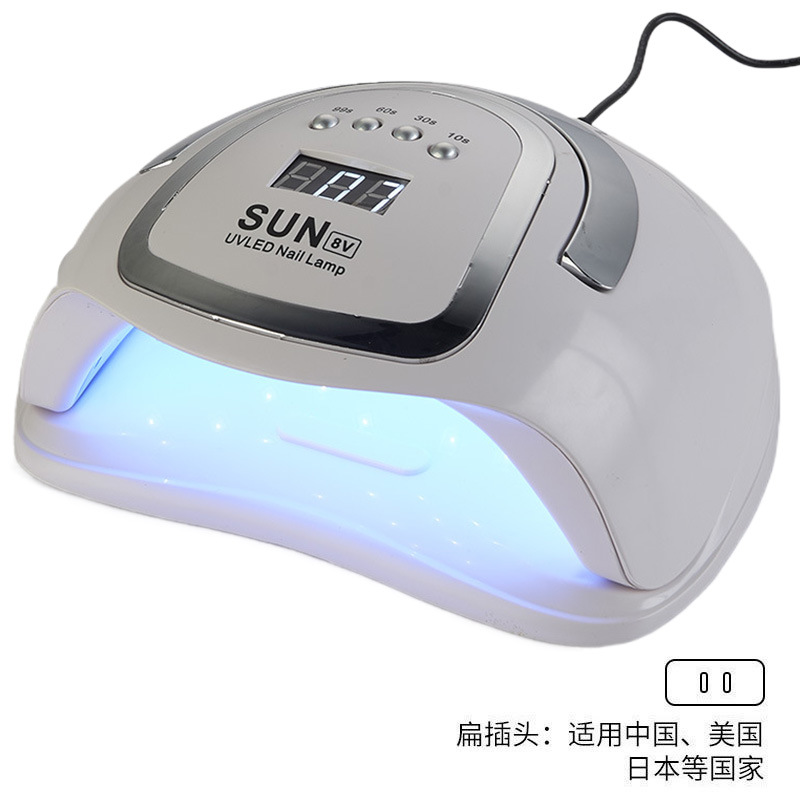 Lámpara de manicuras 192W luz de alta potencia UV + LED luz de manicuras
