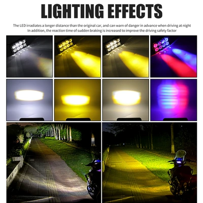 spotlight, modified dual-row 8-bead lens – İşçi projektorları