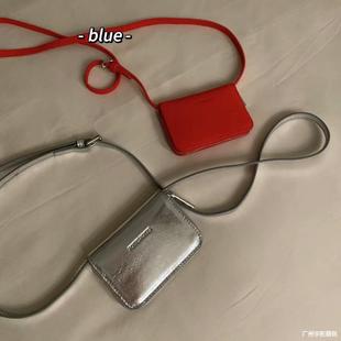 Card holder, small phone bag, bag decoration, belt bag, trend shoulder bag, South Korea