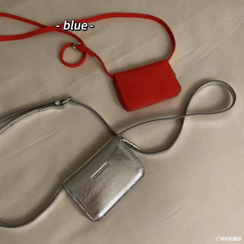 Korean Niche Onuk Same Style Fott Card Bag Compartment Mini Crossbody Small Bag Pendant Belt Waist Bag Women's Trendy