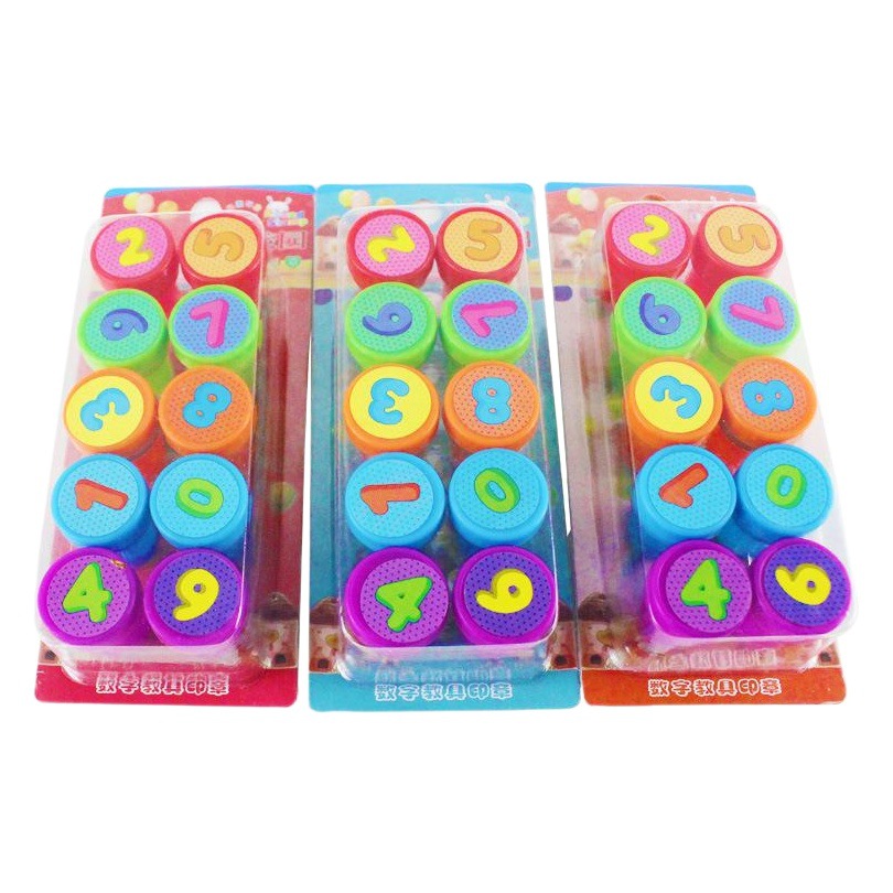 Zhangqu niños lindo sello digital traje de tinta de plástico mini sello ventas directas de la fábrica