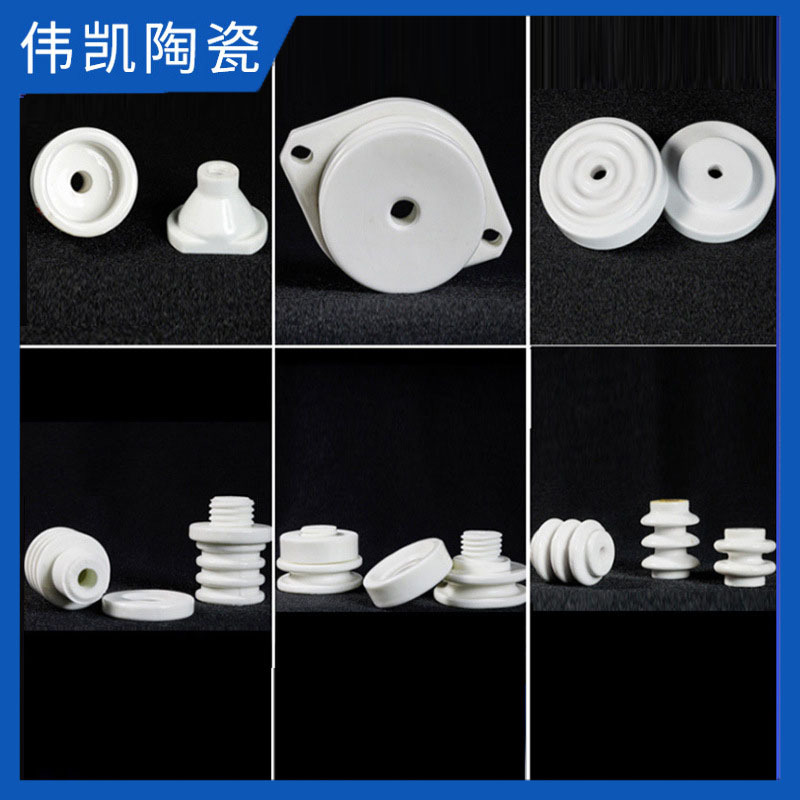 氧化铝陶瓷柱99陶瓷滚轮95精密结构双耳陶瓷塞陶瓷棒陶瓷绝缘配件