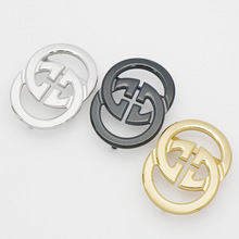 3.8宽不锈钢扣头品质男士精致钢扣百搭平滑板扣头现货批发