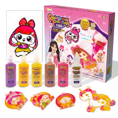 Lunbao Kids' No-Bake Glue Art DIY Handmade Pigment Graffiti Color Set for Girls – Little Ling Toy Series