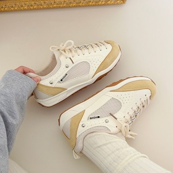 Zapatos de malla coreanos para mujeres verano 2026 nuevos zapatos casuales transpirables versátiles Gump zapatos ligeros zapatos de mujer