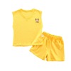 Sleeves for boys sleevless, set, summer solid summer clothing, mini-skirt, shorts for early age, western style