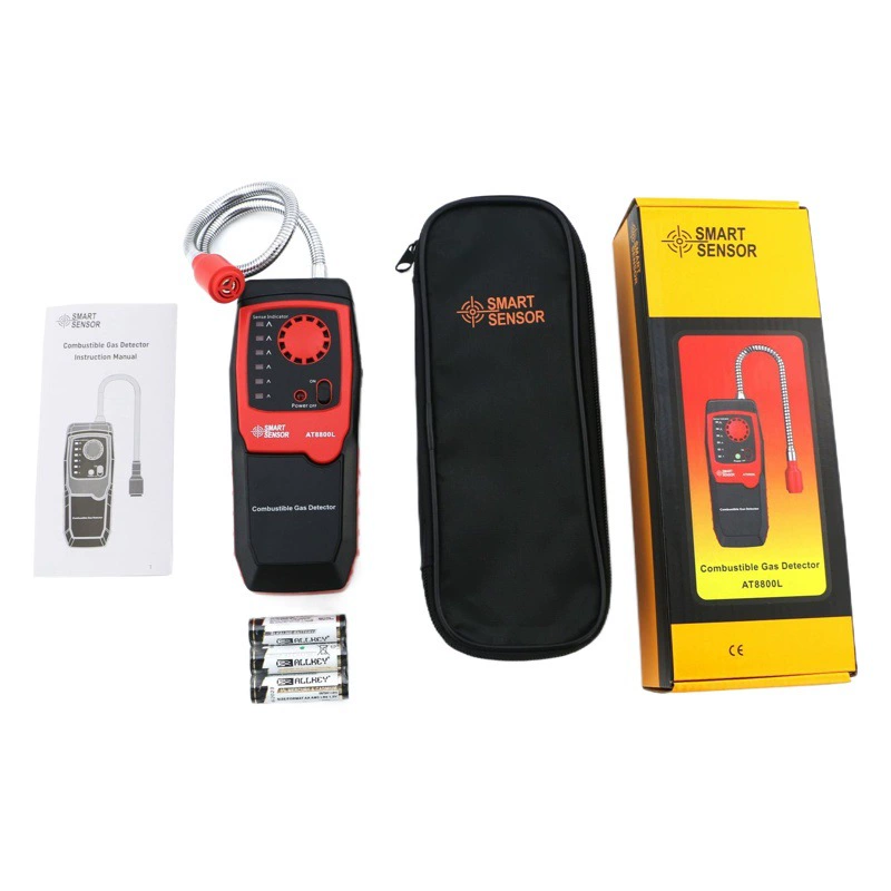 Xima AT8800L английская экспортная упаковка портативный детектор утечки газа и природного газа детектор горючих газов