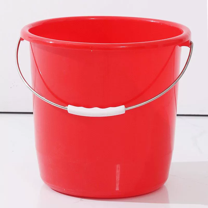 Ведро для домашнего использования, пластиковое ведро для хранения в общежитии, для мытья автомобиля, стирки, портативное, усиленное ведро для полива растений и мытья полов.