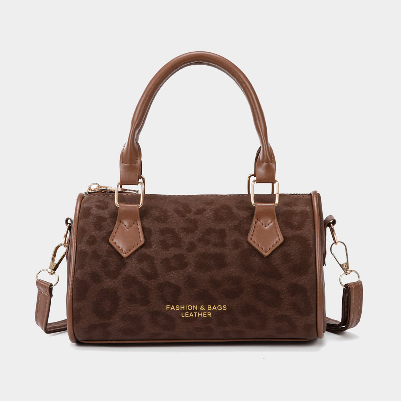 Leopard Print Retro Small Bag for Women 2026 New Trendy Fashion Versatile Shoulder Crossbody Bag Hand-Held Boston Pillow Bag Leopard Print Retro Small Bag for Women 2026 New Trendy Fashion Versatile Shoulder Crossbody Bag Hand-Held Boston Pillow Bag
