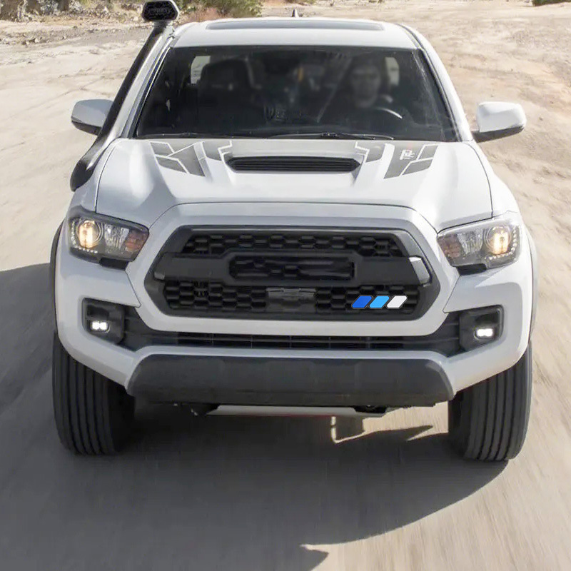 Suitable for Toyota Tacoma 4Runner Tundra Grille Three-Color Small Logo Modified Car Sticker Car Logo