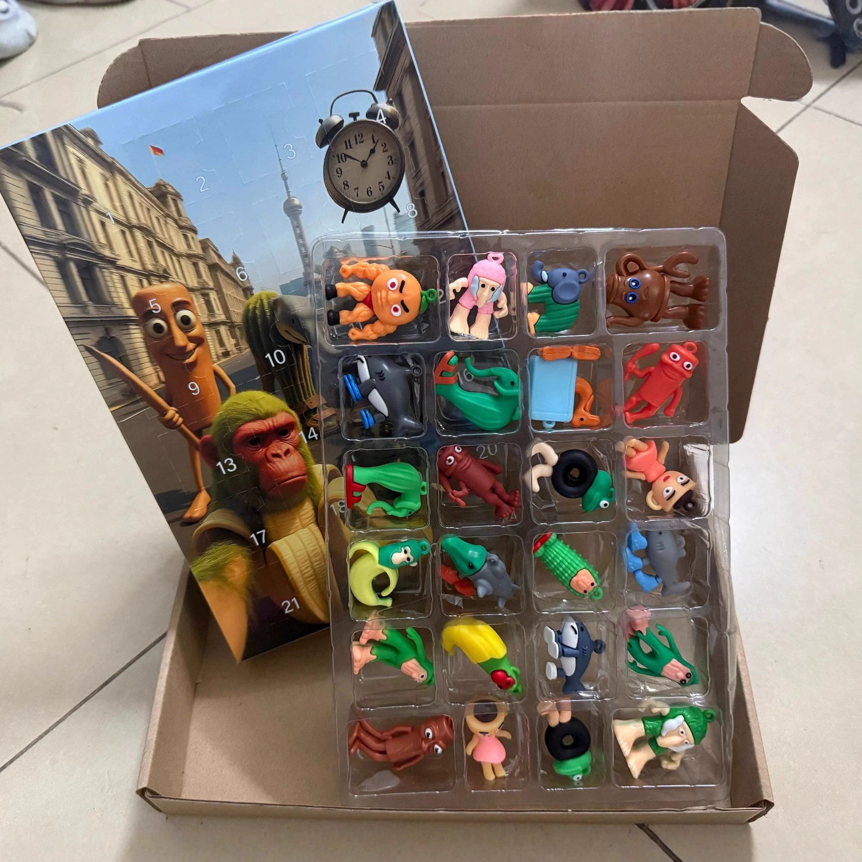 Трансграничные взрывные модели Shanhai Blind Box носить обувь куклы куклы куклы праздничный подарок 24pc сюрприз