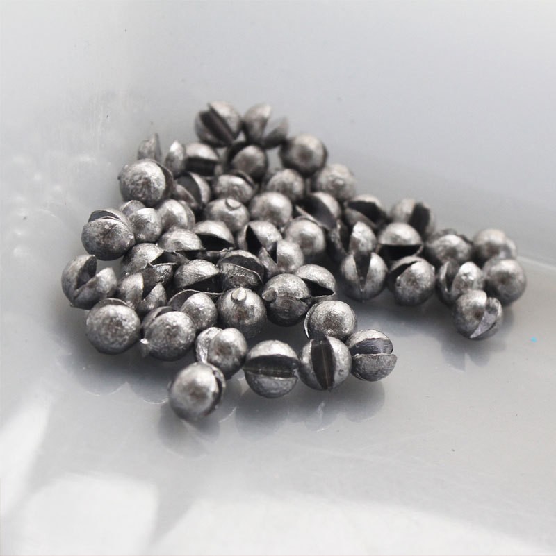 0.3-1.8g開口咬鉛 裸色開口咬鉛 漁具配件批發 不傷線咬鉛