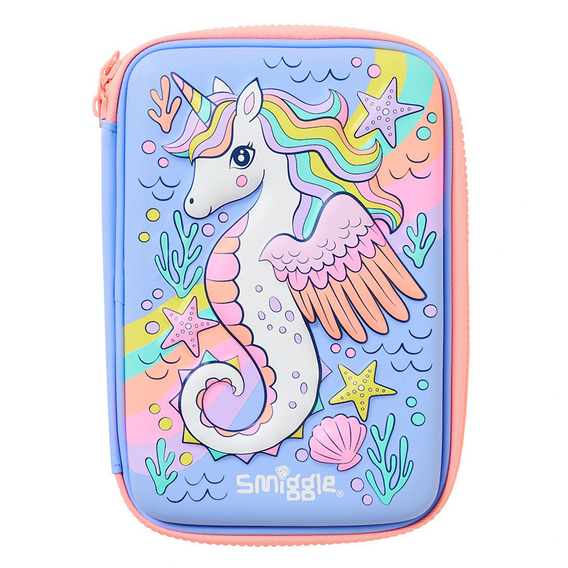 Australia caja de papelería smiggle para estudiantes de primaria y secundaria caja de lápices de gran capacidad para niños EVA caja de lápices grande de imagen tridimensional 3D