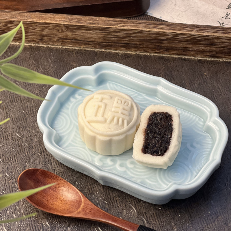 南宋雪月米月饼中秋月饼五仁黑芝麻多口味纯白皮米月饼厂家批发|undefined