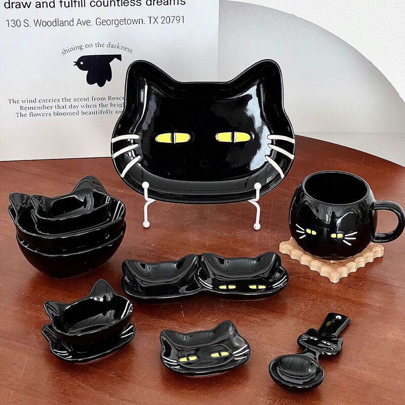 Kt Cartoon Plate Small Plate Cute High-Value Melamine Fruit Plate Spit Bone Snack Food Grade Tableware Wholesale