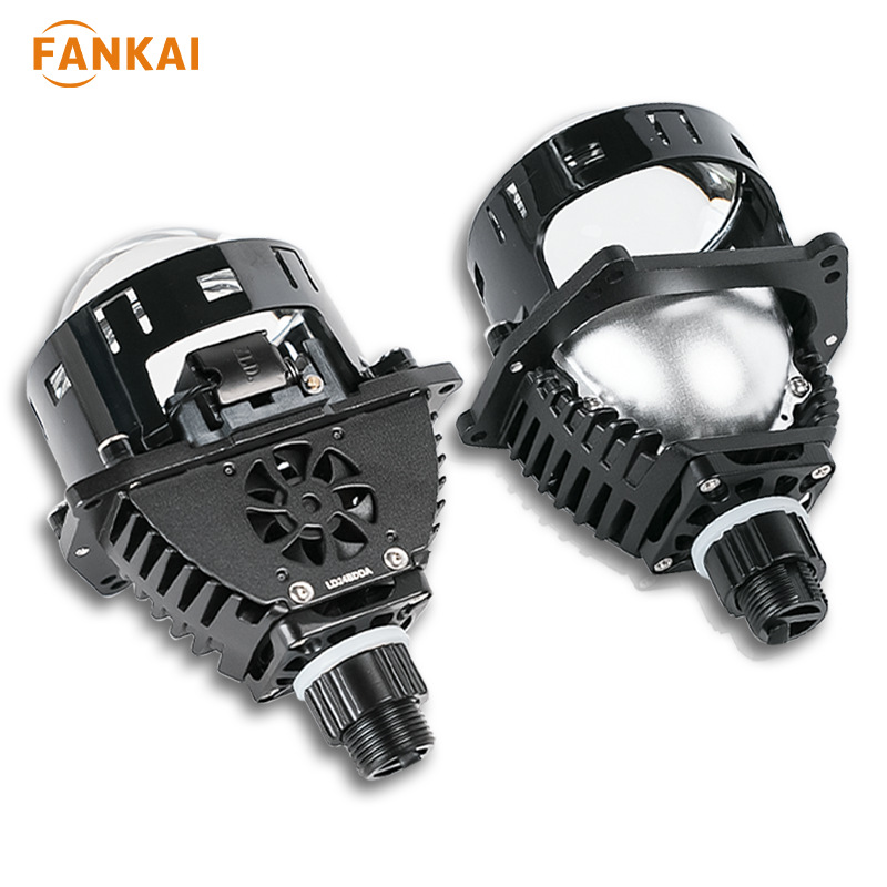 K59 lente de doble luz 3 pulgadas delanteros LED sin pérdida general 55W de alta potencia modificado lámpara de automóvil H4H7H11