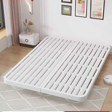 悬浮床架钢架简约现代排骨架主卧成人铁床双人床宿舍单人床不锈钢