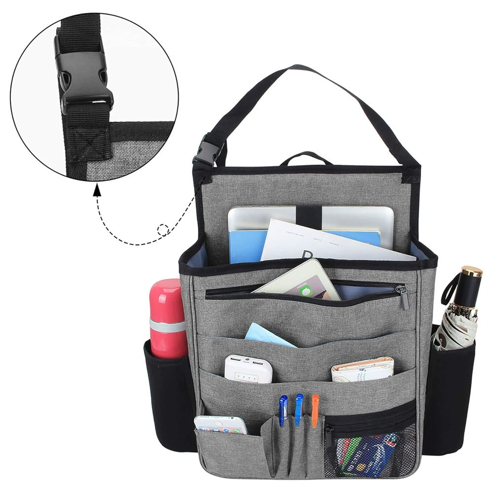 Organizer bag, laptop, tablet storage system, belt bag, adjustable straps