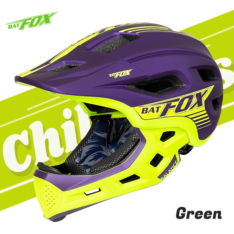 BATFOX детский баланс-байк, BMX, полукосмический (полушлем) для горного катания