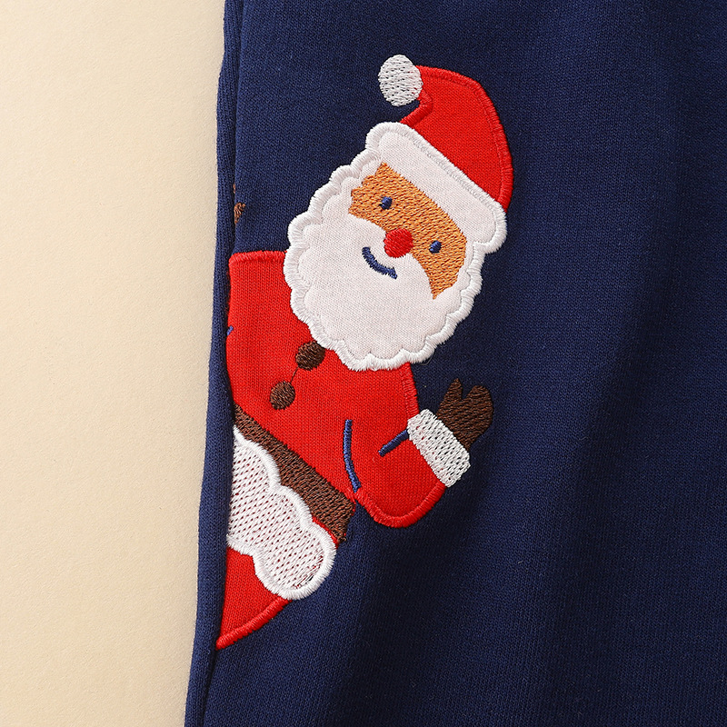Otoño nuevos pantalones de chándal para niños pantalones de bebé de Navidad lindos pantalones de chándal de moda de estilo europeo y americano suministro transfronterizo image 5