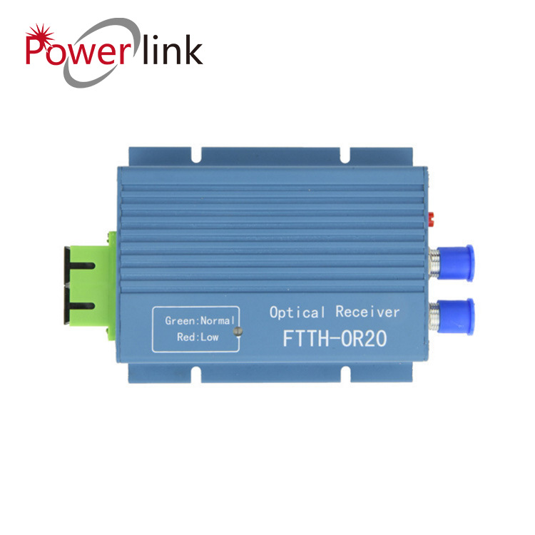 FTTH CATV光接收机OR20有线电视光纤入户三网融合终端小型家用