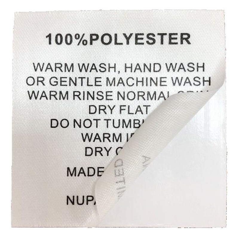 Clothing Washable Label Self-Adhesive Tearable Double-Sided Tape Luggage Washable Label Hat Cloth Label Home Textile Washable Label Collar Label Wholesale