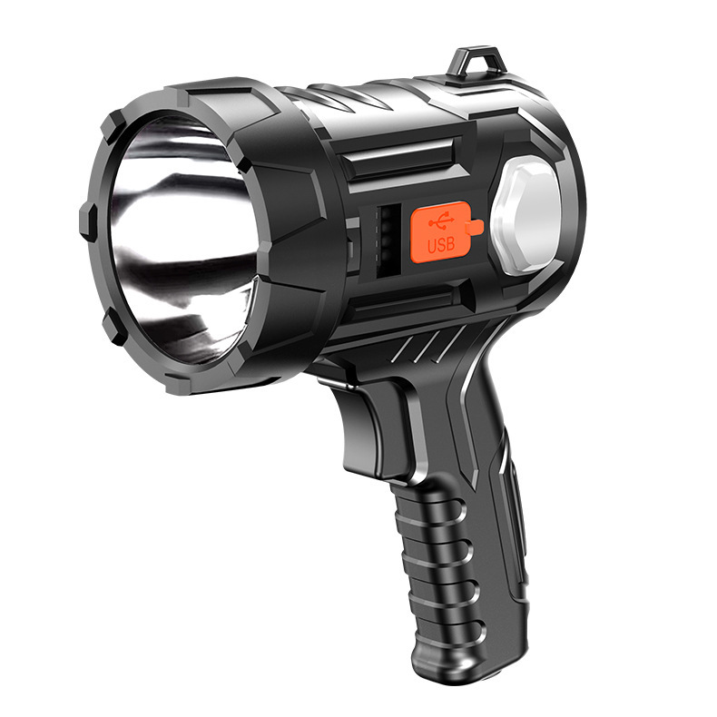 Transfronterizo Nueva Luz Portátil LED brillante reflector al aire libre campamento trabajo luz Gran Reflector impermeable de largo alcance linterna