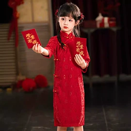 旗袍;童旗袍;亲子装