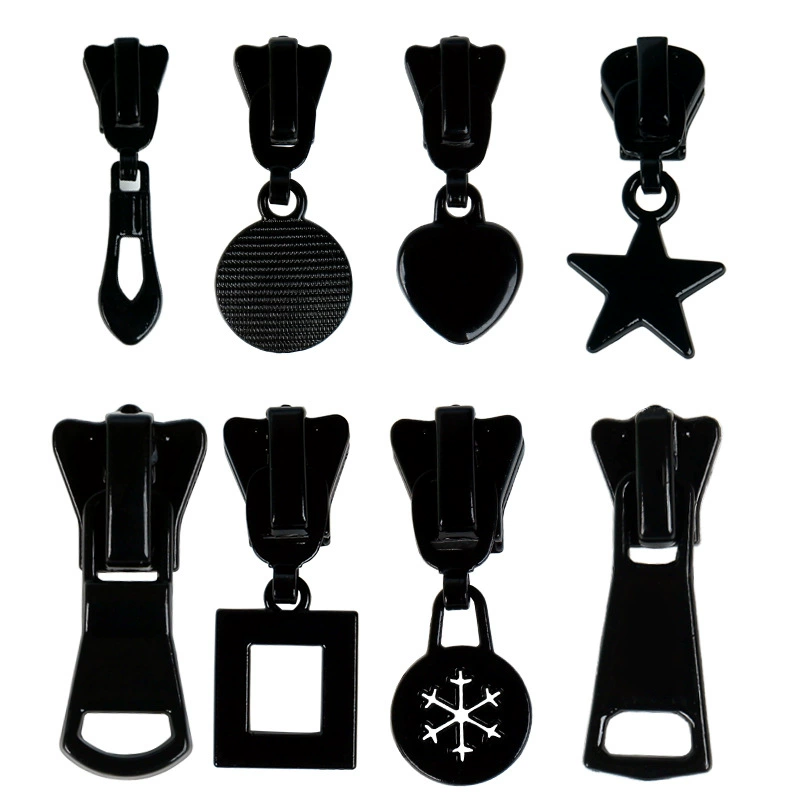 Производитель № 5 № 10 головка молнии из смолы для пуховиков, головка молнии для пальто, хлопковая головка молнии, нейлоновая головка молнии для курток оптом