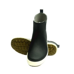 Spring and Summer Short Boots Rain Shoes Student Lightweight Fashion Rubber Low Boots Waterproof Shoes Autumn and Winter Fleece Socks Rain Boots Men's and Women's Same Style 