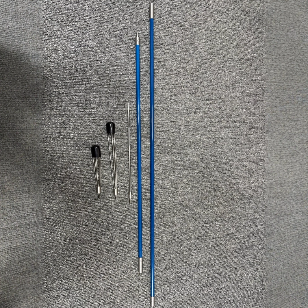 1,84 м Стеклопластиковый темно-синий ручной копье