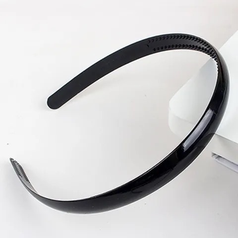 Black glossy headband, headband, hair accessories, hair clip, black face wash headband, one dollar store and two dollar store jewelry wholesale