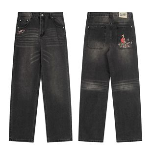 derschutze kOI FISH BLACK WASHED DENIM���~�~��ϴˮţ��ѝ����