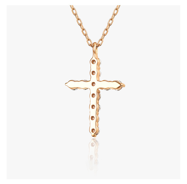 925 sterling silver Chain Material 925 Sterling Silver Cross Pendant Necklace