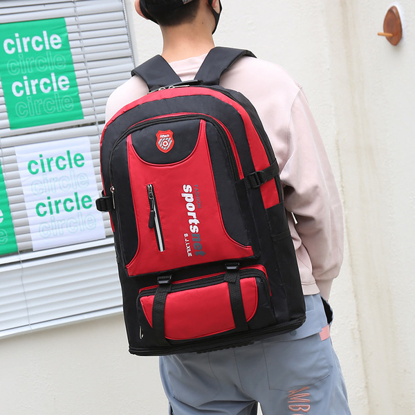 Big capacious wear-resistant sports backpack