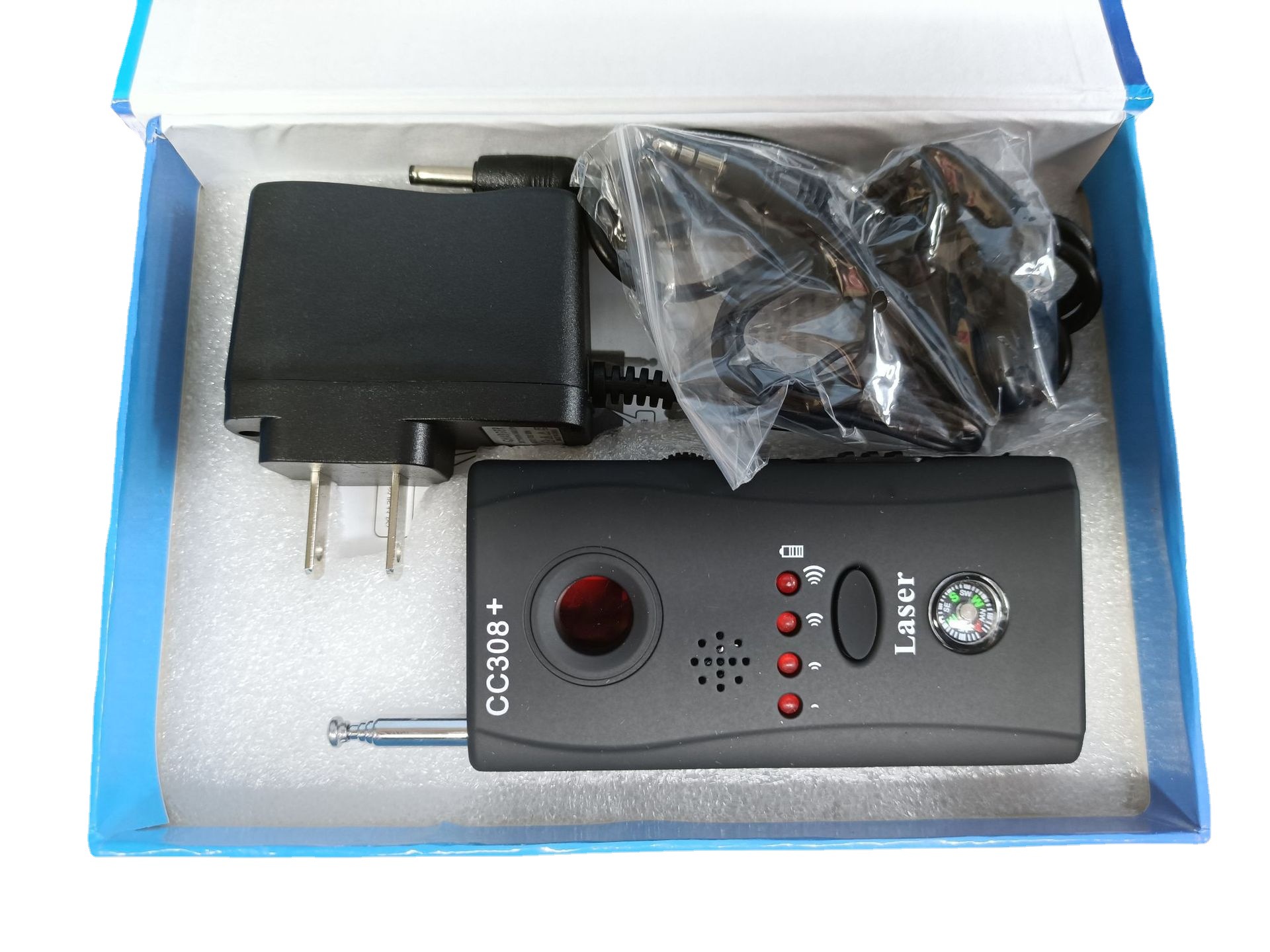 外贸 微商 厂家批发CC308+ 防无线偷拍探测器 防无线监听针孔信号