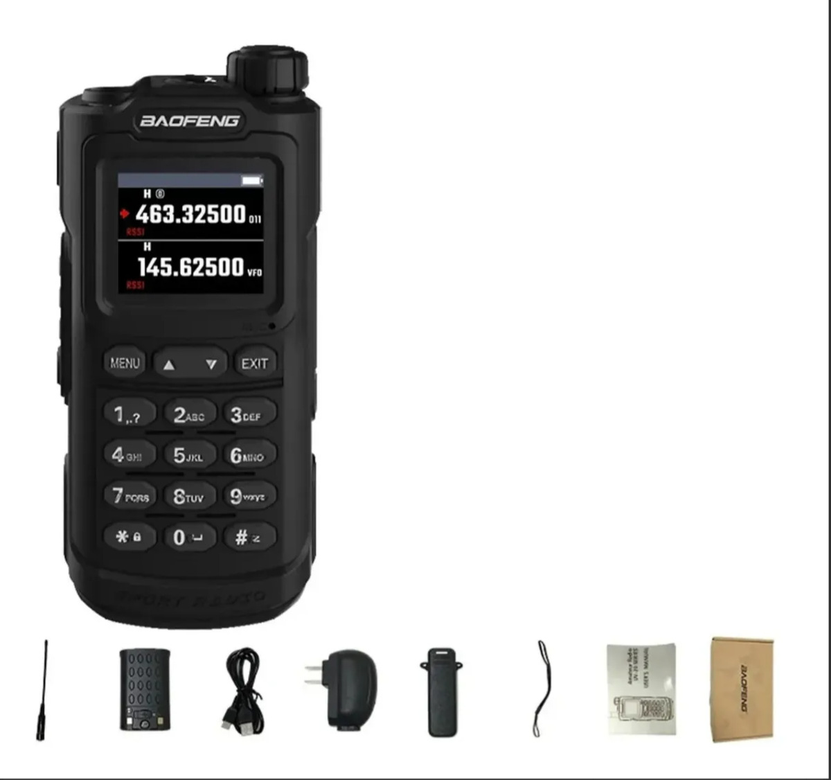 Radio Walkie-Talkie Portátil UV-20L Impermeable, Alta Potencia para Exteriores