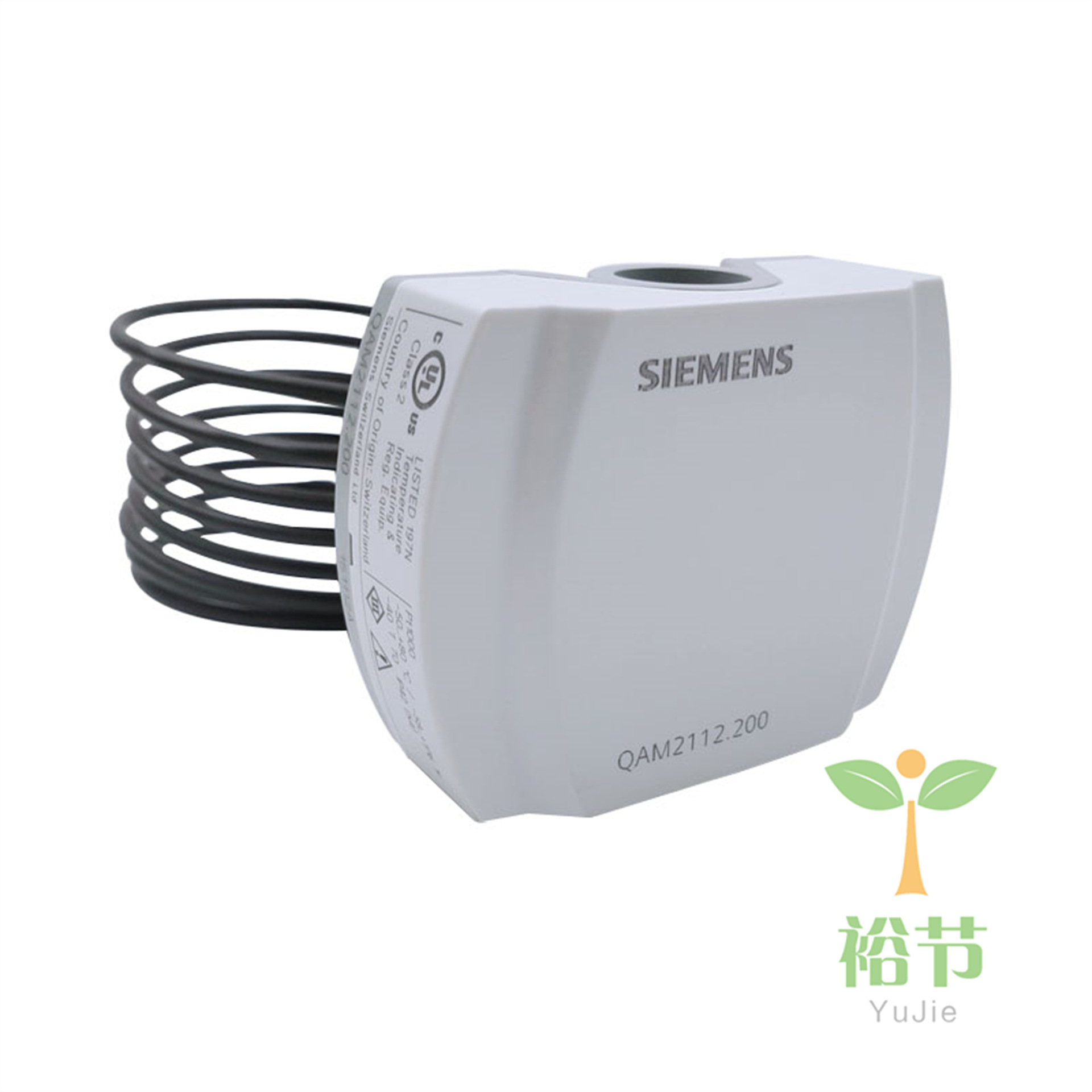 SIEMENS西门子 QAM2120.200风管温度传感器 热电阻 Ni1000