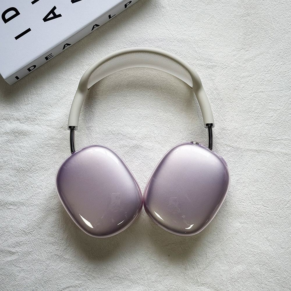 Para AirPodsMax2, cubierta de auriculares TPU transparente a prueba de caídas, cubierta de auriculares de aluminio, todo incluido. image 4