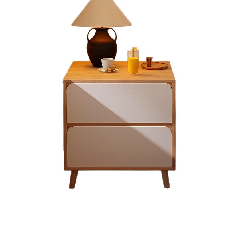 Mesa de cabecera pequeña simple moderna simple pequeño gabinete de almacenamiento para alquiler dormitorio estante de cabecera doméstico