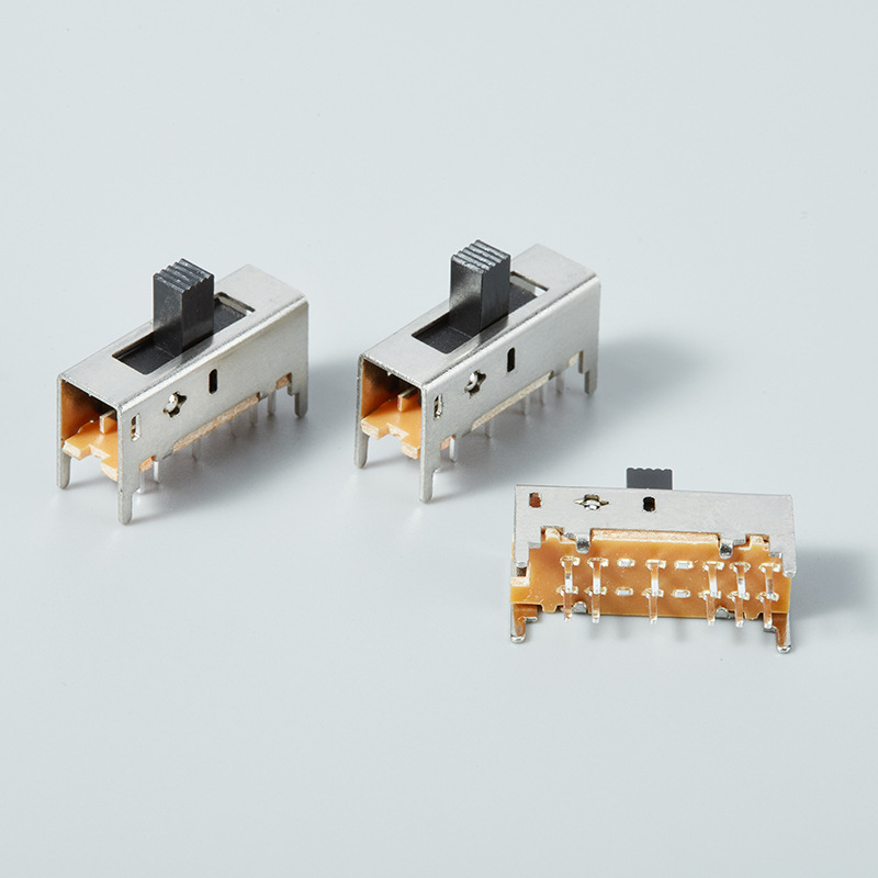 SS25D01 Double Row Five-sPeeD 2P5T Color TemPeraTure ConTrol Toggle SwiTch VerTical BiPolar Five-PosiTion SliDe SwiTch