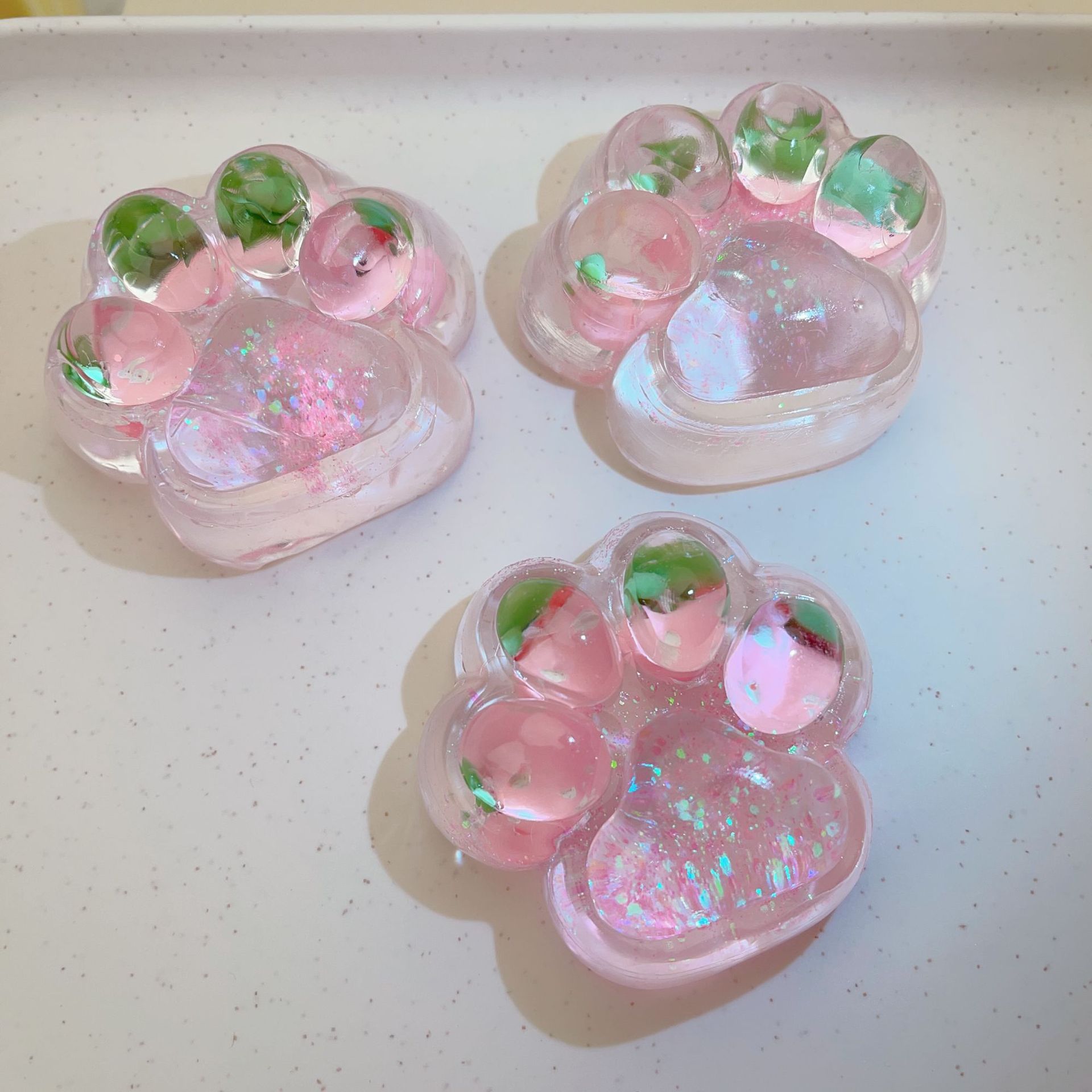 윤기나는 딸기 고양이 발톱☆카드 헤드 없음