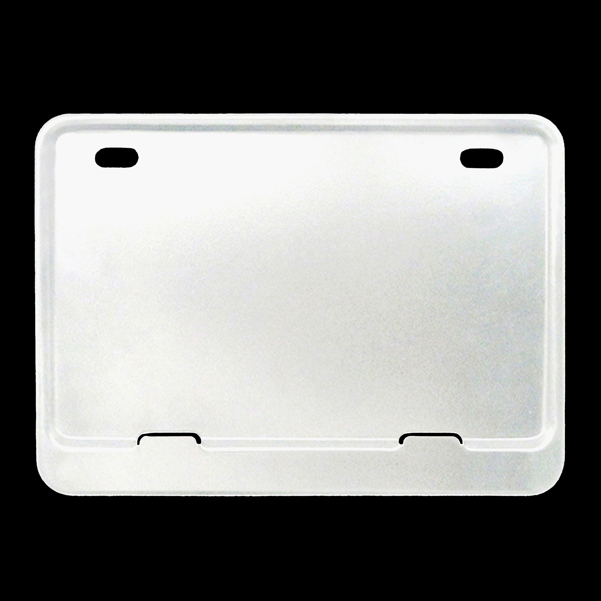 Aluminum Alloy, Motuoche License plate holder/license plate holder - solid-silver