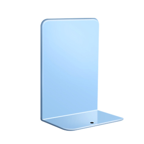 Metal bookend manufacturer wholesale L-shaped large bookends for students desktop simple bookshelf bookends divider rack