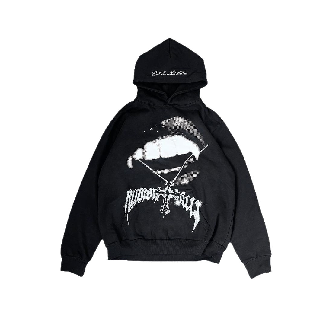 Felpa con cappuccio unisex, casual, larga, stampata, stile americano, nuova estate 2024_voghion.com