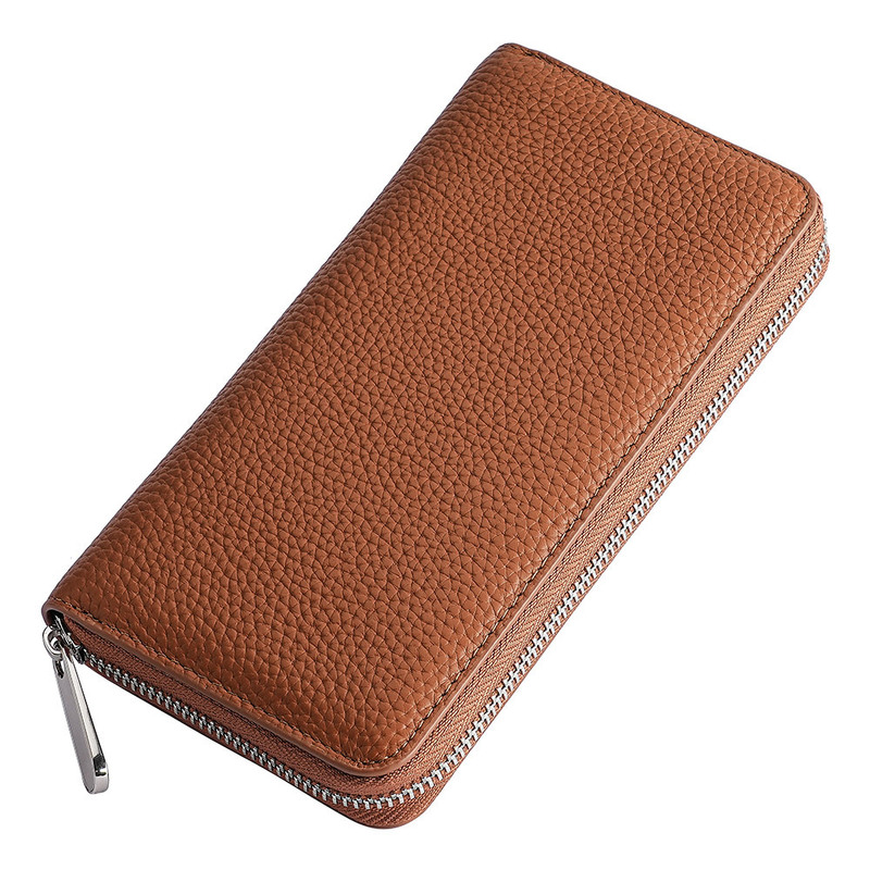 Cross-border new Japan and Asia leather women's long wallet men's leather long clutch wallet a generation of hair