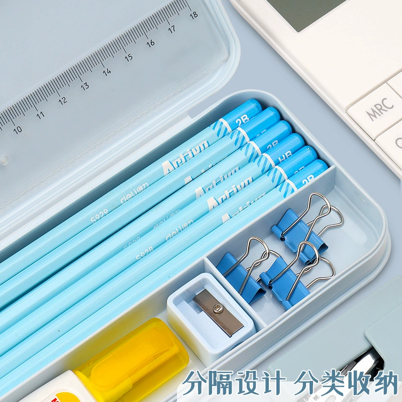 Мужской? нет. Muji, пластиковый кремовый карандашный пенал для учащихся начальной школы, Южная Корея, ручной работы