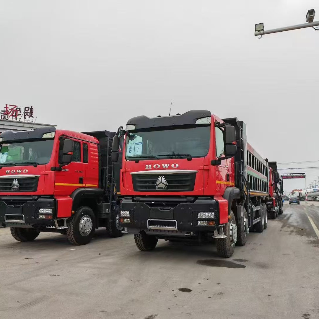 Foreign Trade Sinotruk 371-Horsepower Front-Four-Rear-Eight Dump Truck, Premium Quality Rear-Eight Self-Unloading Transport Truck