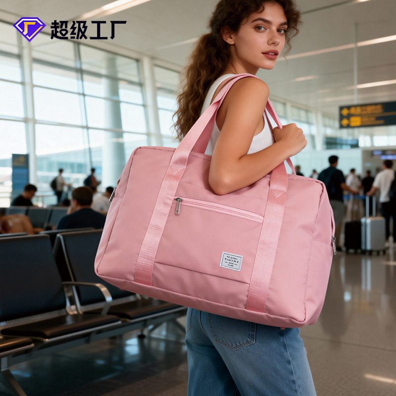 Women's Large Capacity Short-Trip Carry-On Travel Bag, Lightweight Business Trip Luggage Organizer & Boarding Bag - Thumbnail 2