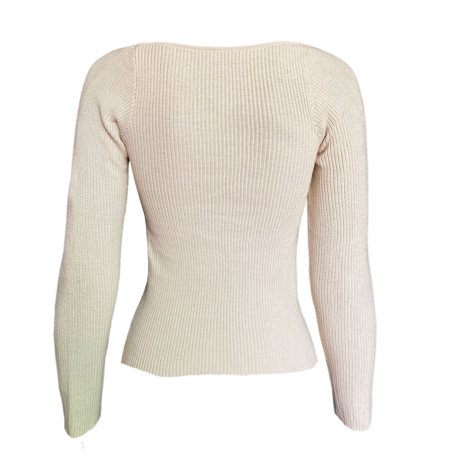 Women's Chest Cross Long Sleeve Sweater